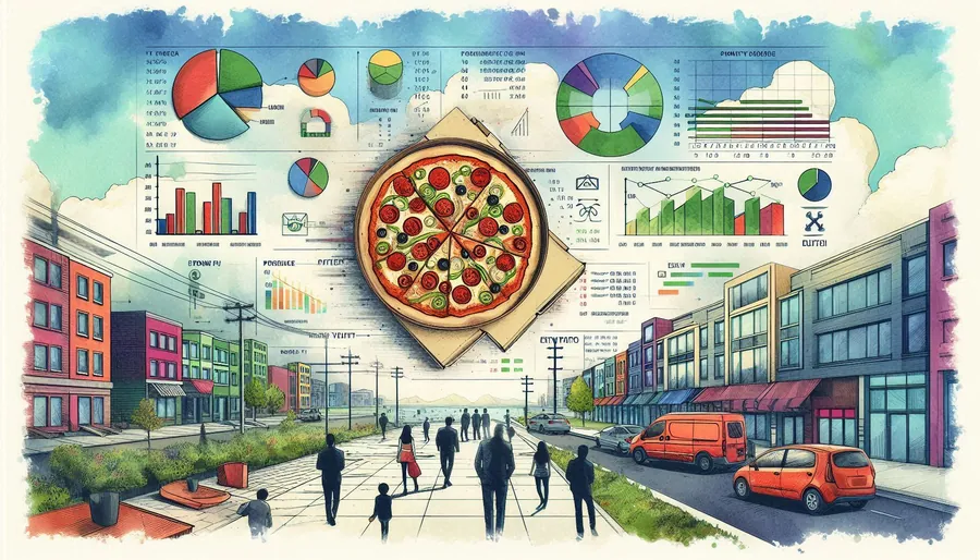 Pizza sales Power BI dashboard